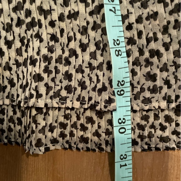 Anthropologie Portrait Girl 6 ruffled hem Clover Sheer peasant hippie boho LG - Picture 5 of 10